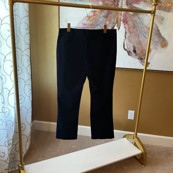 Anthropologie The Essential Curdoroy Trousers Size 14 Navy - Picture 4 of 5